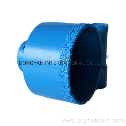 Vacuum Brazed Diamond Hole Saw Core Drill It for Drilling Ceramic porcelain Stone Material